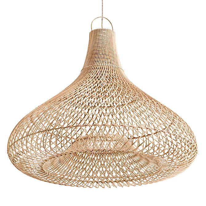 Natural XL Pendant Light Fixture 3D model image 5