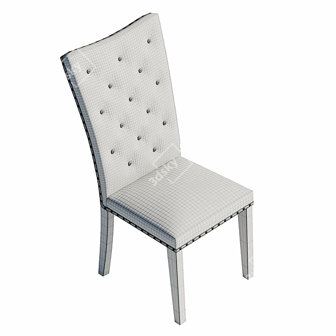 Riverdale Brown Side Chair Set 3D model image 6