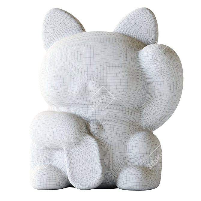 "Lucky Cat 3D model image 2