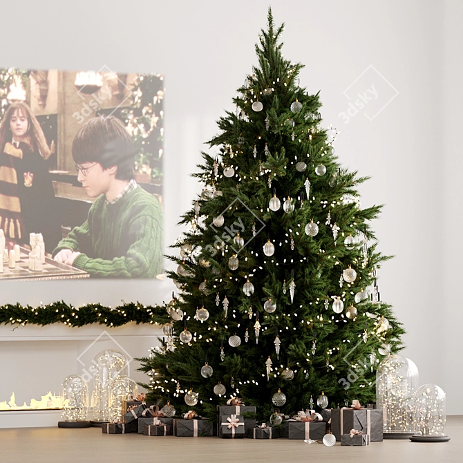  Christmas Tree 3D Model 3D model image 2