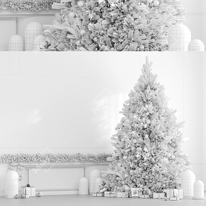  Christmas Tree 3D Model 3D model image 5