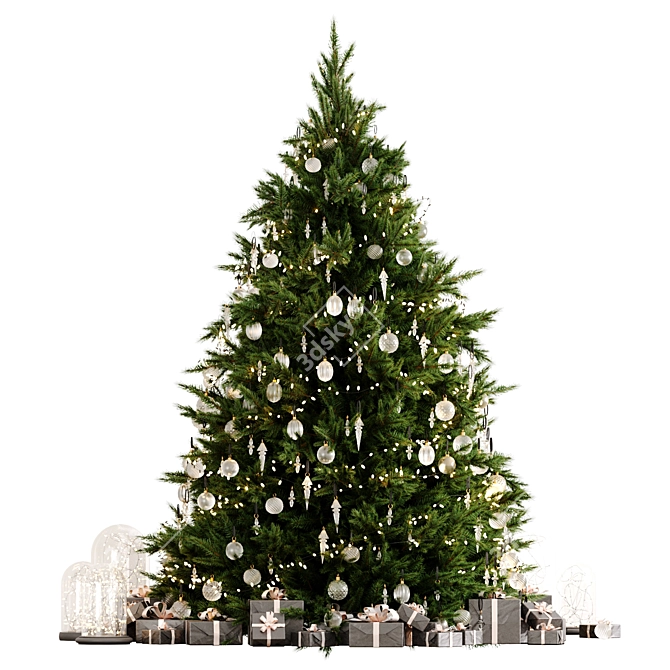 Holiday Tree Model Pack 3D model image 1