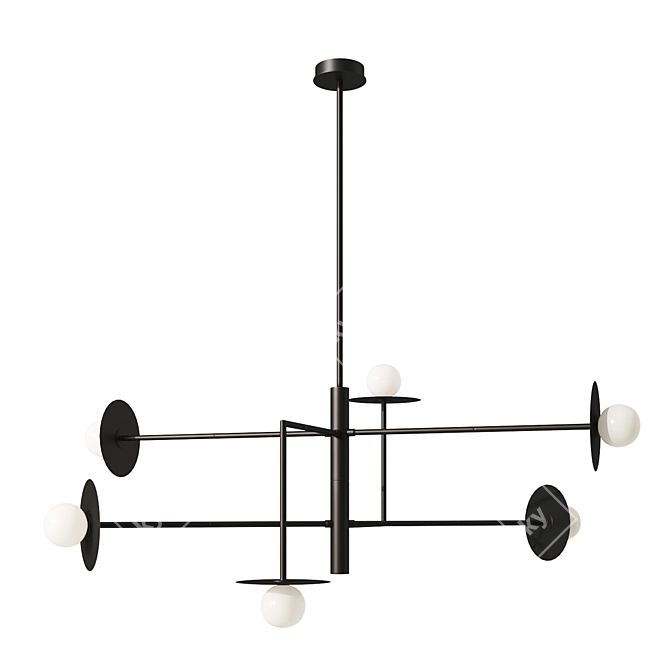 Modern Pendant Light by Aromas 3D model image 1