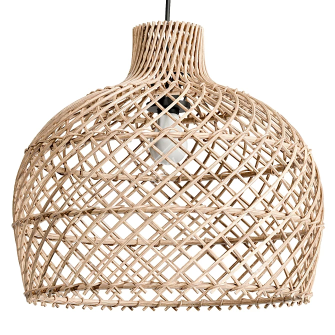 Natural Maze Pendant Light | UV Unwrapped 3D model image 1