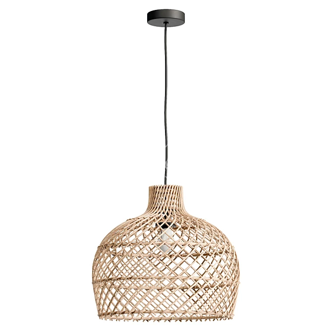 Natural Maze Pendant Light | UV Unwrapped 3D model image 2