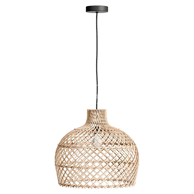 Natural Maze Pendant Light | UV Unwrapped 3D model image 3