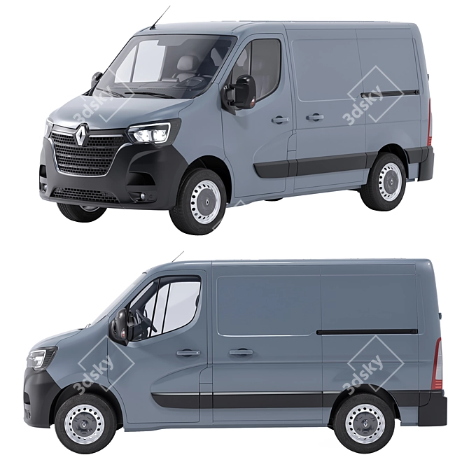 Renault Master 3D Model Archive 3D model image 2