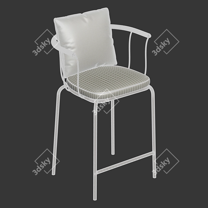 Seamless Textured 3D Furniture Model 3D model image 2
