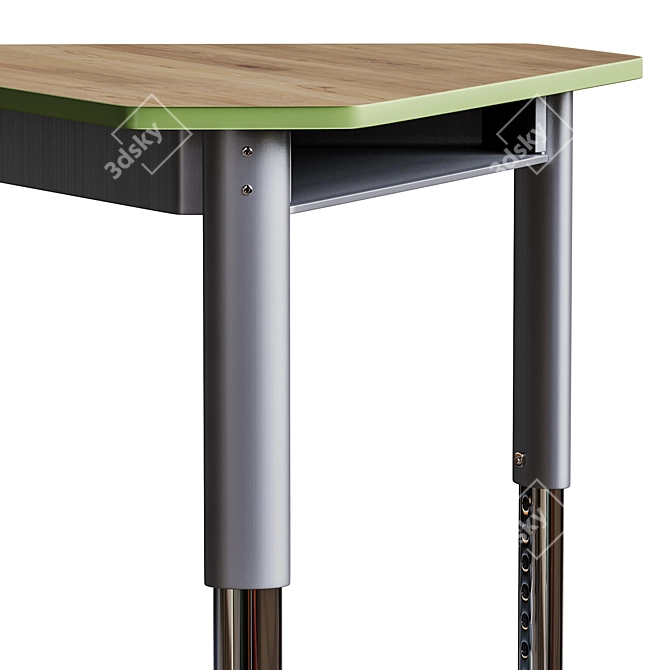 Modern Diamond Desk Optimal Design 3D model image 2