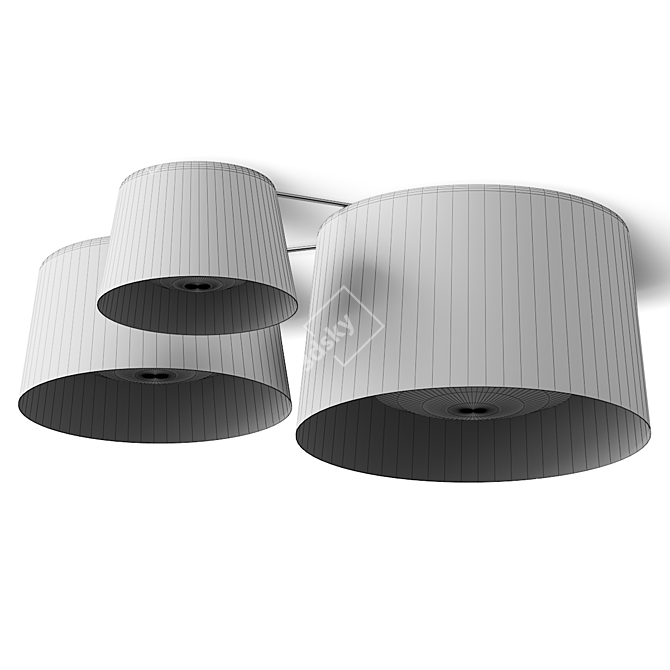 Vibia Tube 6115 Ceiling Light 3D model image 4