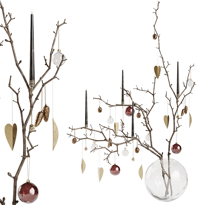 Ferm Living Christmas Decor 3D model image 1