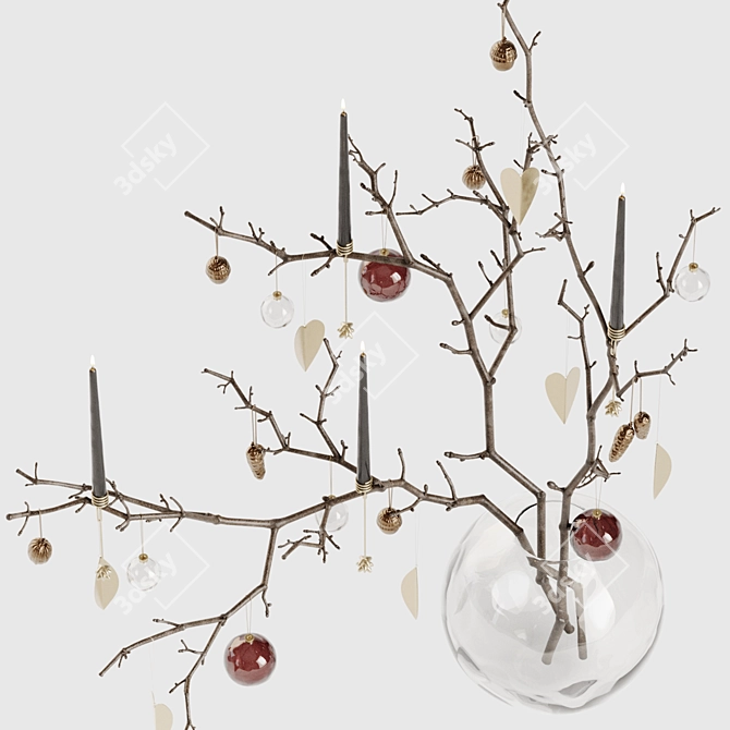 Ferm Living Christmas Decor 3D model image 6