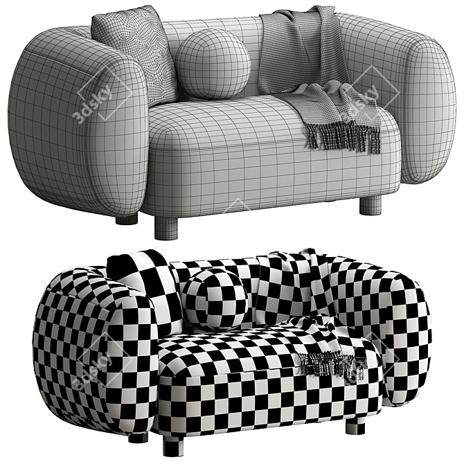 Londi Bucle Galaxy Sofa 3D model image 4
