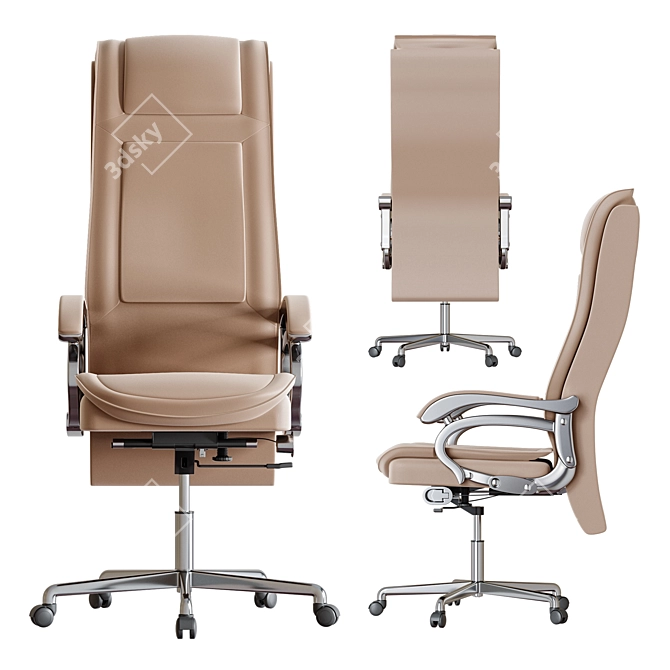 Translated description: Office chair made in China.

Chinese Office Chair 01 3D model image 3