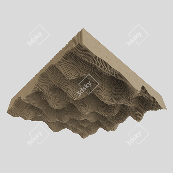 Polygonal Decor Set for 3D 3D model image 4
