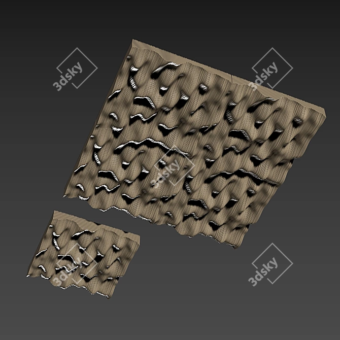Polygonal Decor Set for 3D 3D model image 5