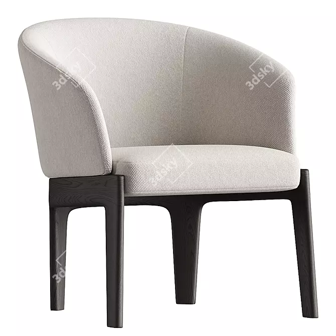 Modern Comfort: Chelsea Easy Chair 3D model image 3