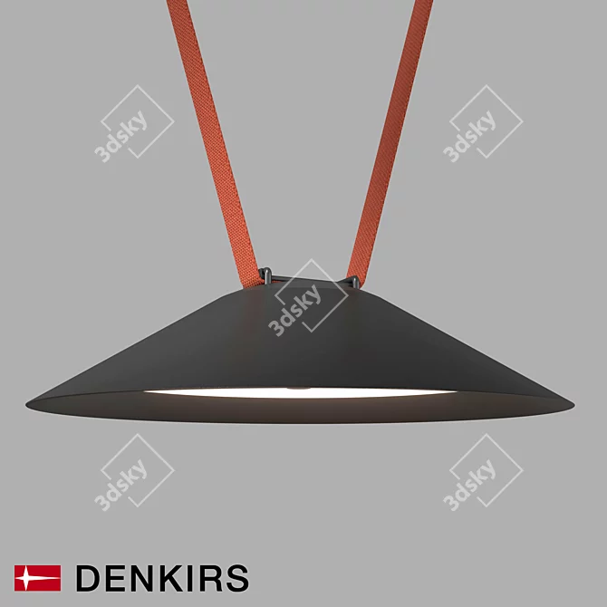 Belty Flow LED Track Light 3D model image 1