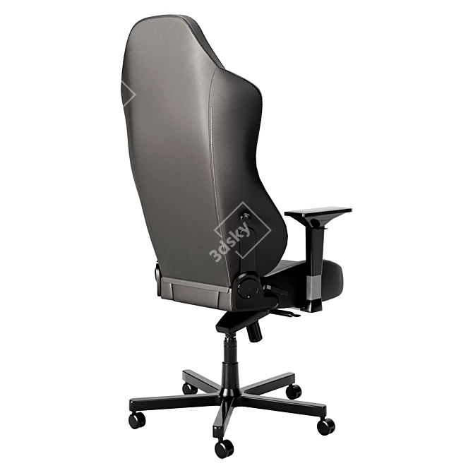 Noblechairs HERO Gaming Chair Black-Grey 3D model image 6