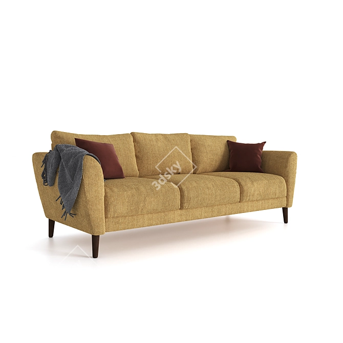 Finnish Brand HAUSKA ARIA Sofa 3D model image 2