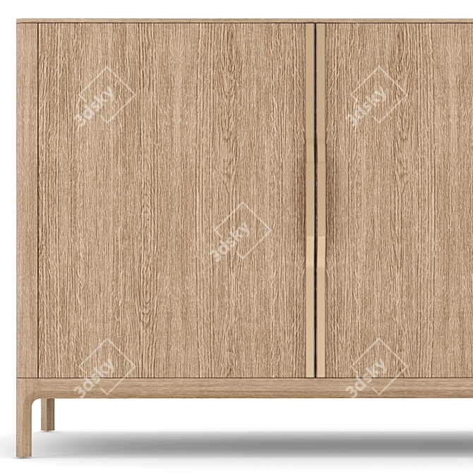 Modern Padua Sideboard Cabinet 3D model image 3