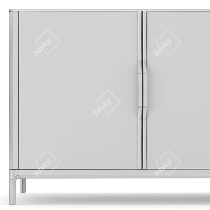 Modern Padua Sideboard Cabinet 3D model image 6