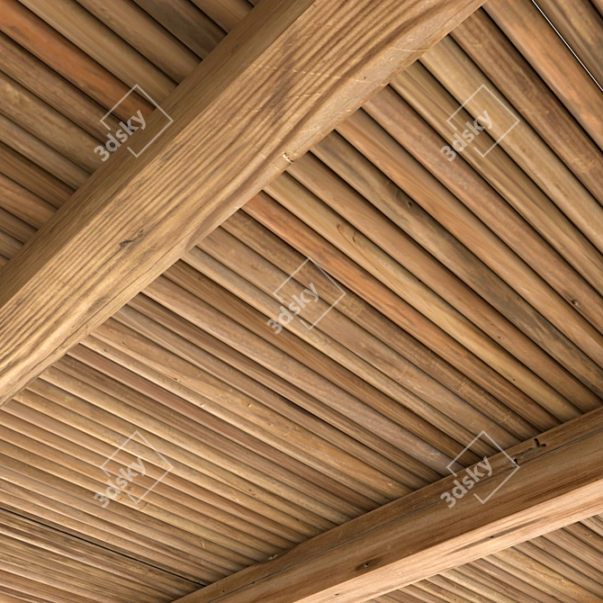 Geometric Beam Decor Set 3D model image 2