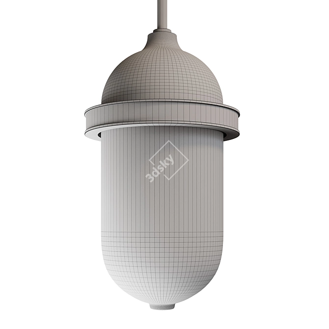 Modern Lantern by Charles Zana 3D model image 4