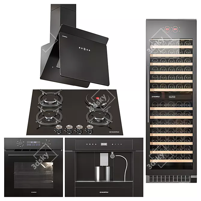 Maunfeld Appliance Set 5 3D model image 1