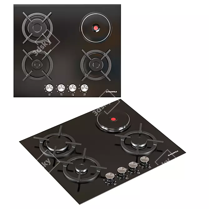 Maunfeld Appliance Set 5 3D model image 2