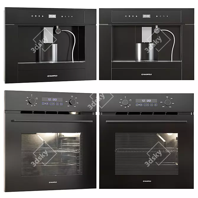 Maunfeld Appliance Set 5 3D model image 4