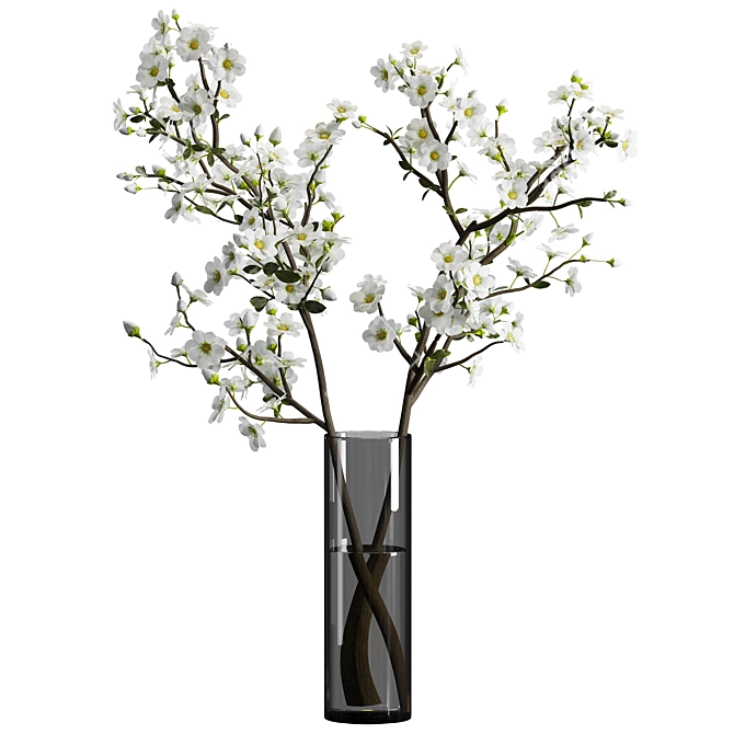 Elegant Ornamental Decor Set 3D model image 4