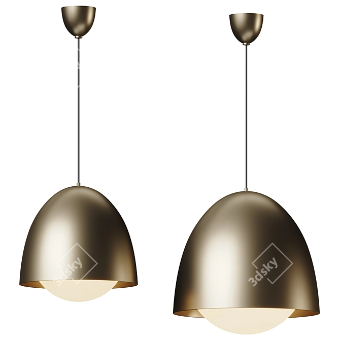 Modern Elegance Pendant Light by Alora 3D model image 2