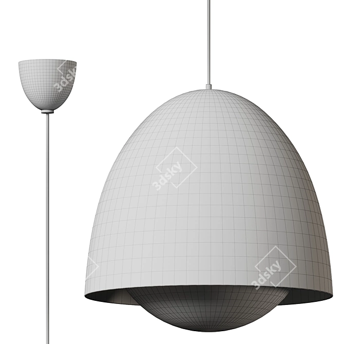 Modern Elegance Pendant Light by Alora 3D model image 4