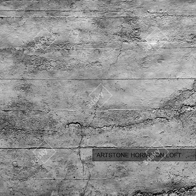 Bold Seamless Concrete Texture 3D model image 2