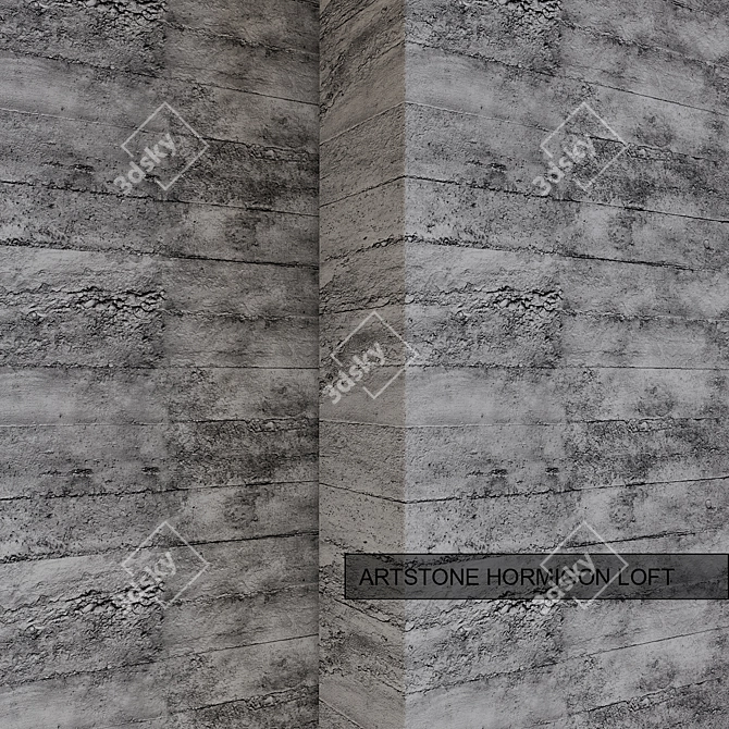 Bold Seamless Concrete Texture 3D model image 3