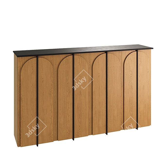  Designer Console Table Tera 3D model image 1