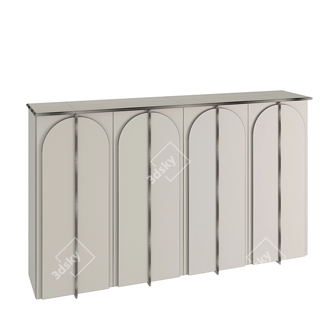  Designer Console Table Tera 3D model image 2