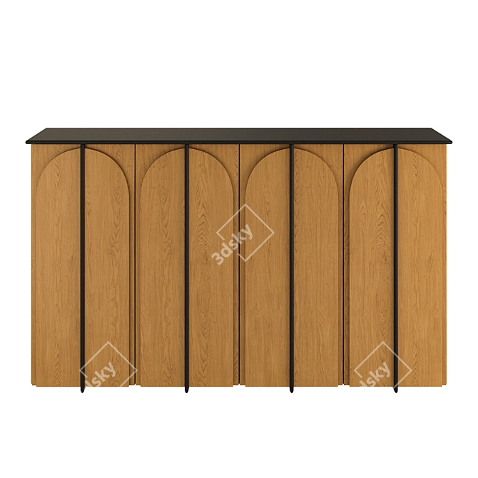  Designer Console Table Tera 3D model image 5