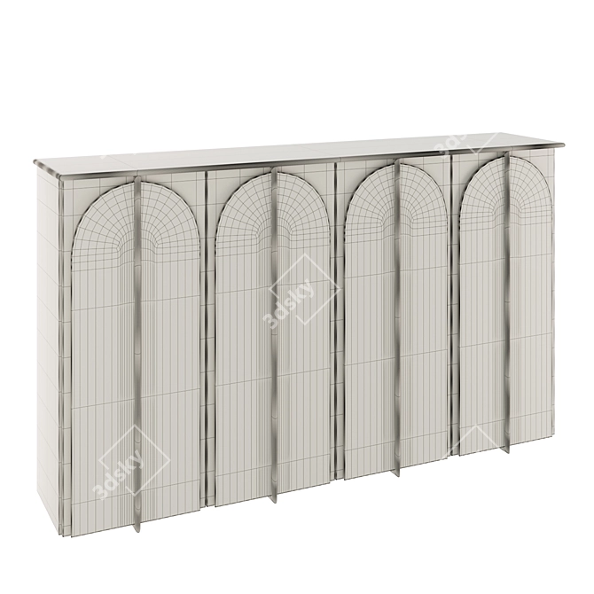  Designer Console Table Tera 3D model image 8