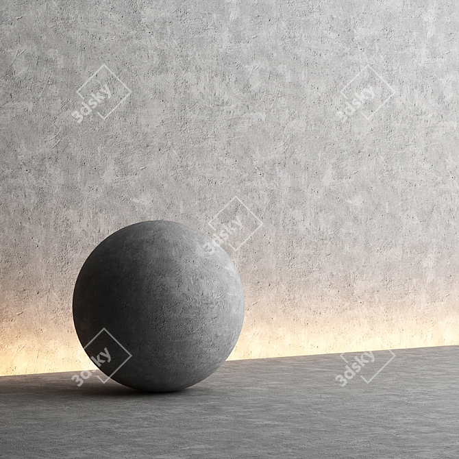  4K Textured Plaster Material Pack 3D model image 2