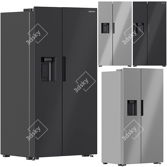 Samsung Refrigerator Collection 07  Efficient, Stylish, and High-Quality 3D model image 4