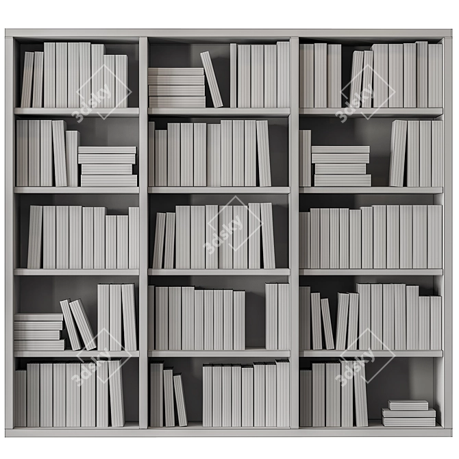 Vintage Book Set - Classic Collection 3D model image 4