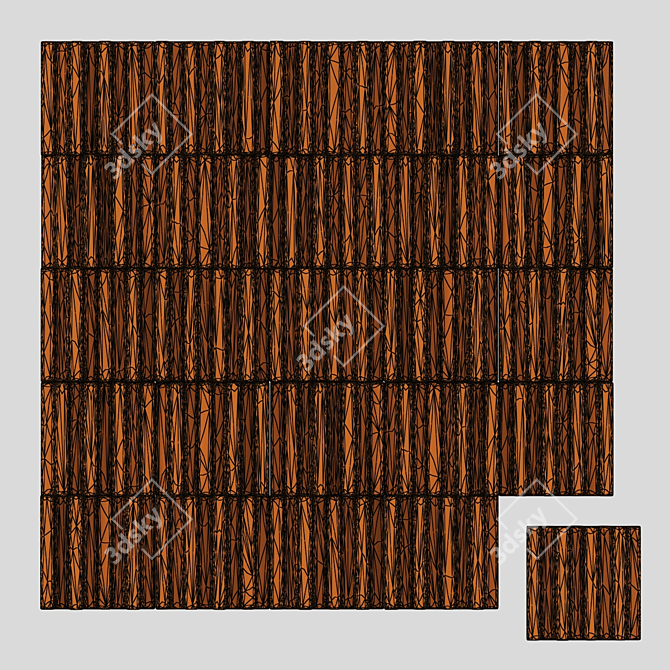Smooth Stone Decor Set 3D model image 6