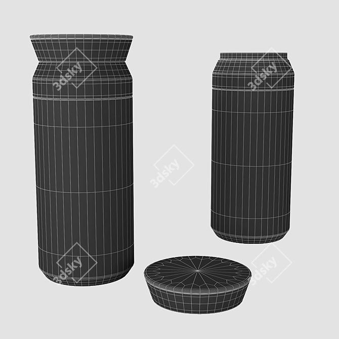 Portable Stainless Steel Tumbler 3D model image 3