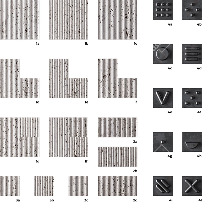  ERCOLE Modular Tile System 3D model image 6