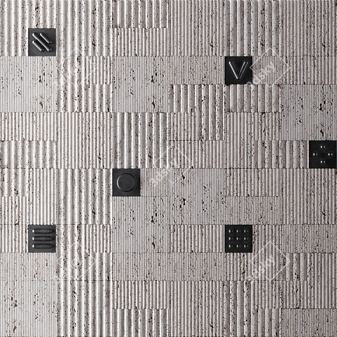  ERCOLE Modular Tile System 3D model image 11