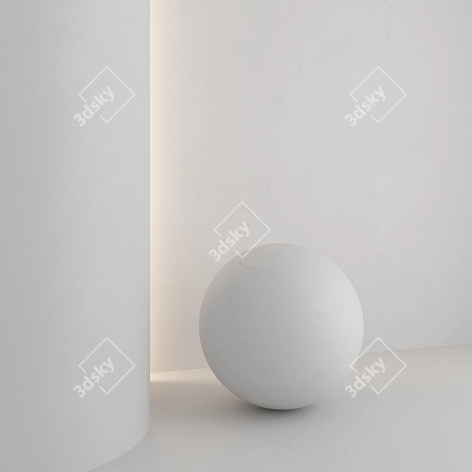 Luxury 3D Decorative Plaster Set 3D model image 2