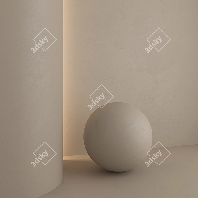Luxury 3D Decorative Plaster Set 3D model image 3