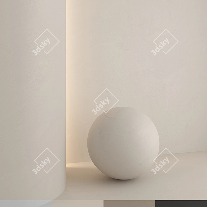 Luxury 3D Decorative Plaster Set 3D model image 8